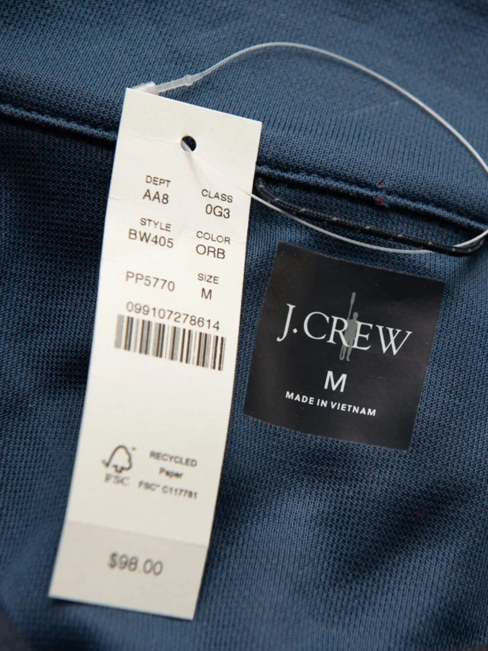 J. Crew Performance Half Zip Pullover Coolmax Technology Red Size Medium New